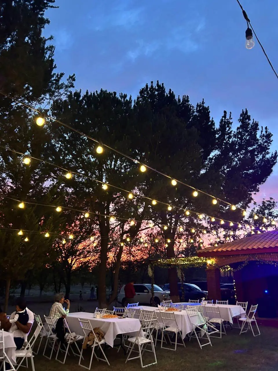 Bodas en La Nogalera — atardecer